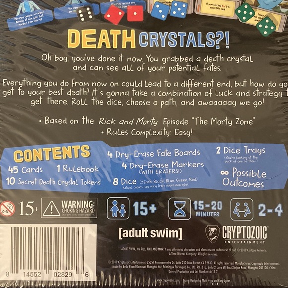New Rick and Morty: The Morty Zone Dice Game - Picture 3 of 3